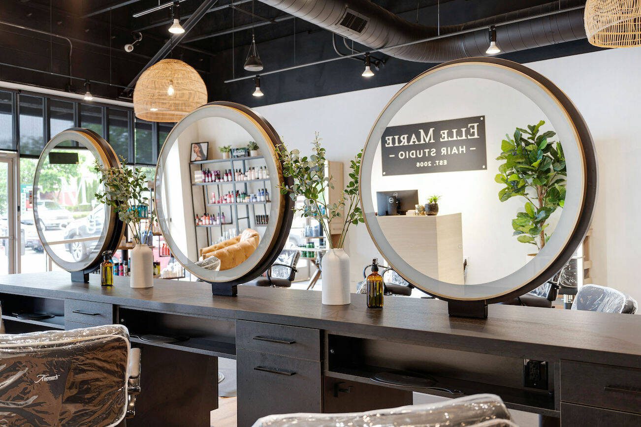 Inside Elle Marie Hair Studio in Smokey Point. (Provided by Acacia Delzer)