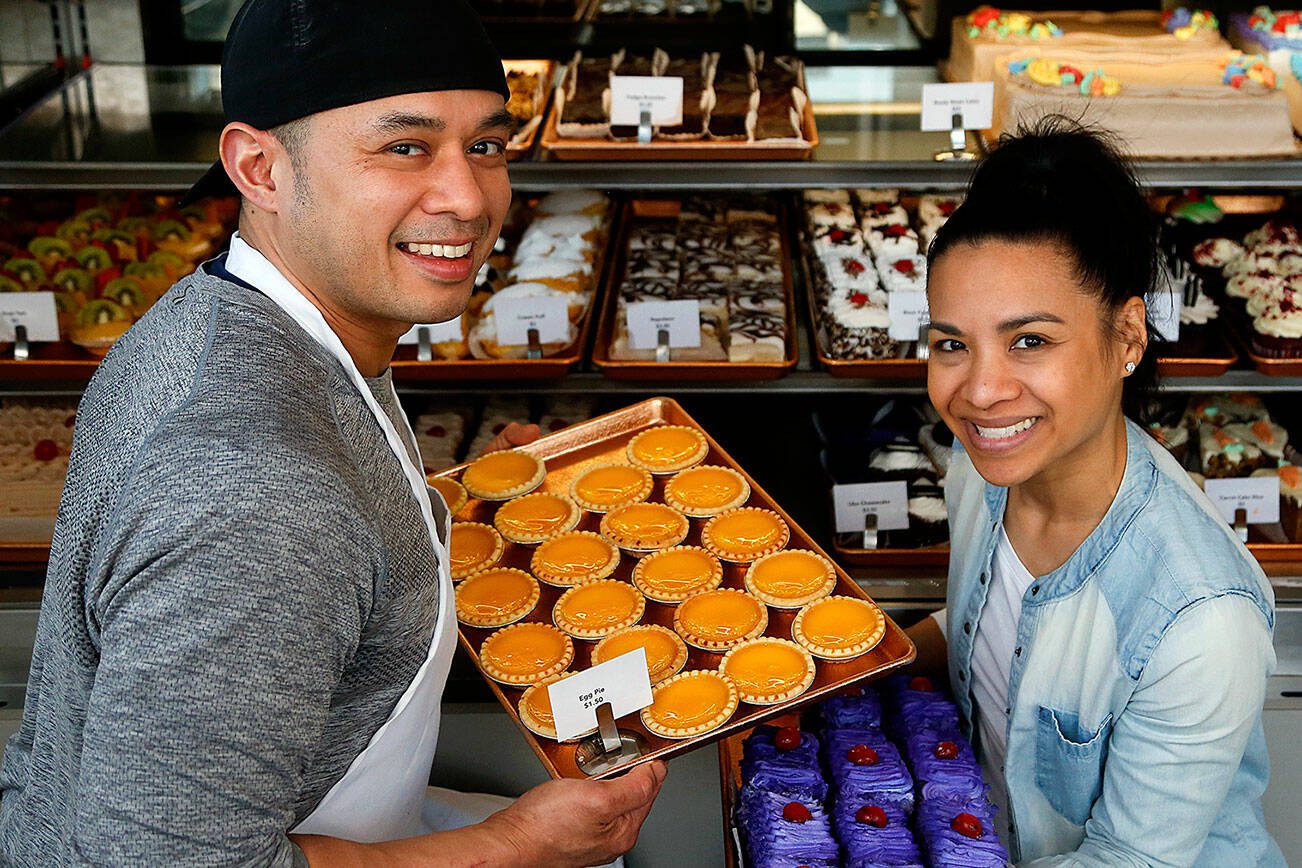 Husband and wife Christian and Melissa Despi have started their own bakery in Everett.  (Dan Bates / The Herald)