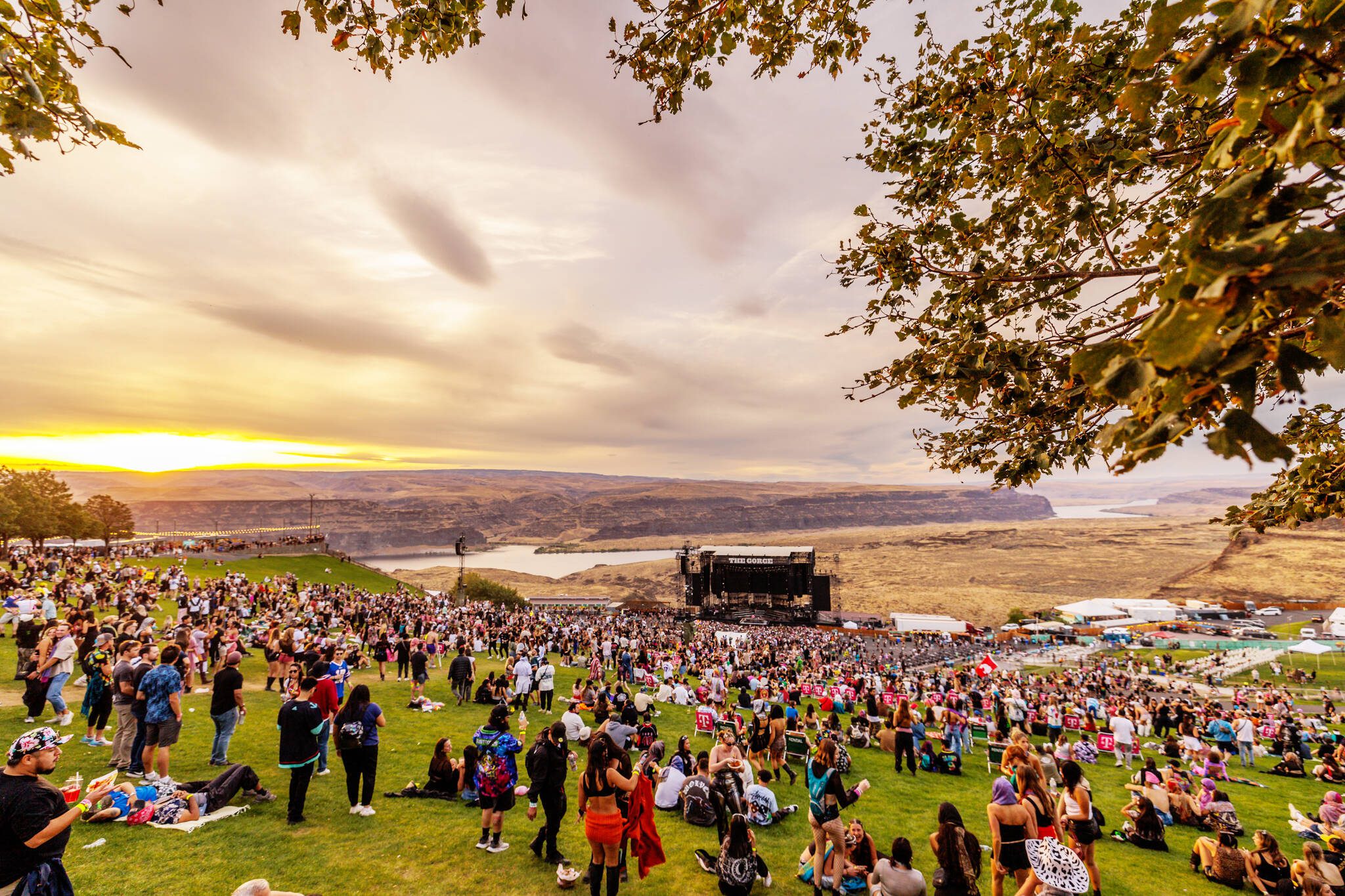 The Gorge is a massive outdoor concert venue just miles outside of Quincy, Washington that can hold some 27,000 people and has hosted a variety of iconic bands over the years. facebook.com/GorgeAmphitheatre photo