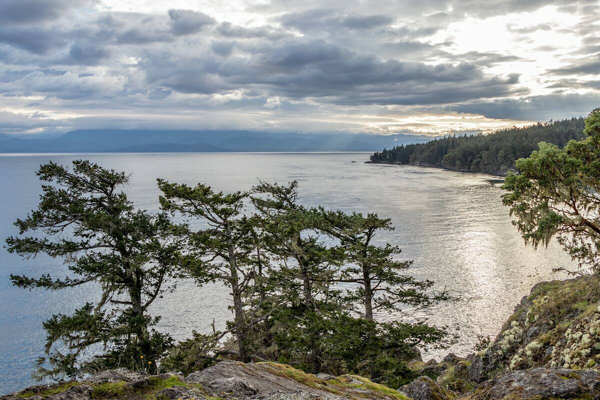 A view of the Strait of Juan de Fuca, a gateway to a new tourism corridor connecting Canada and the United States. (Black Press file photo)