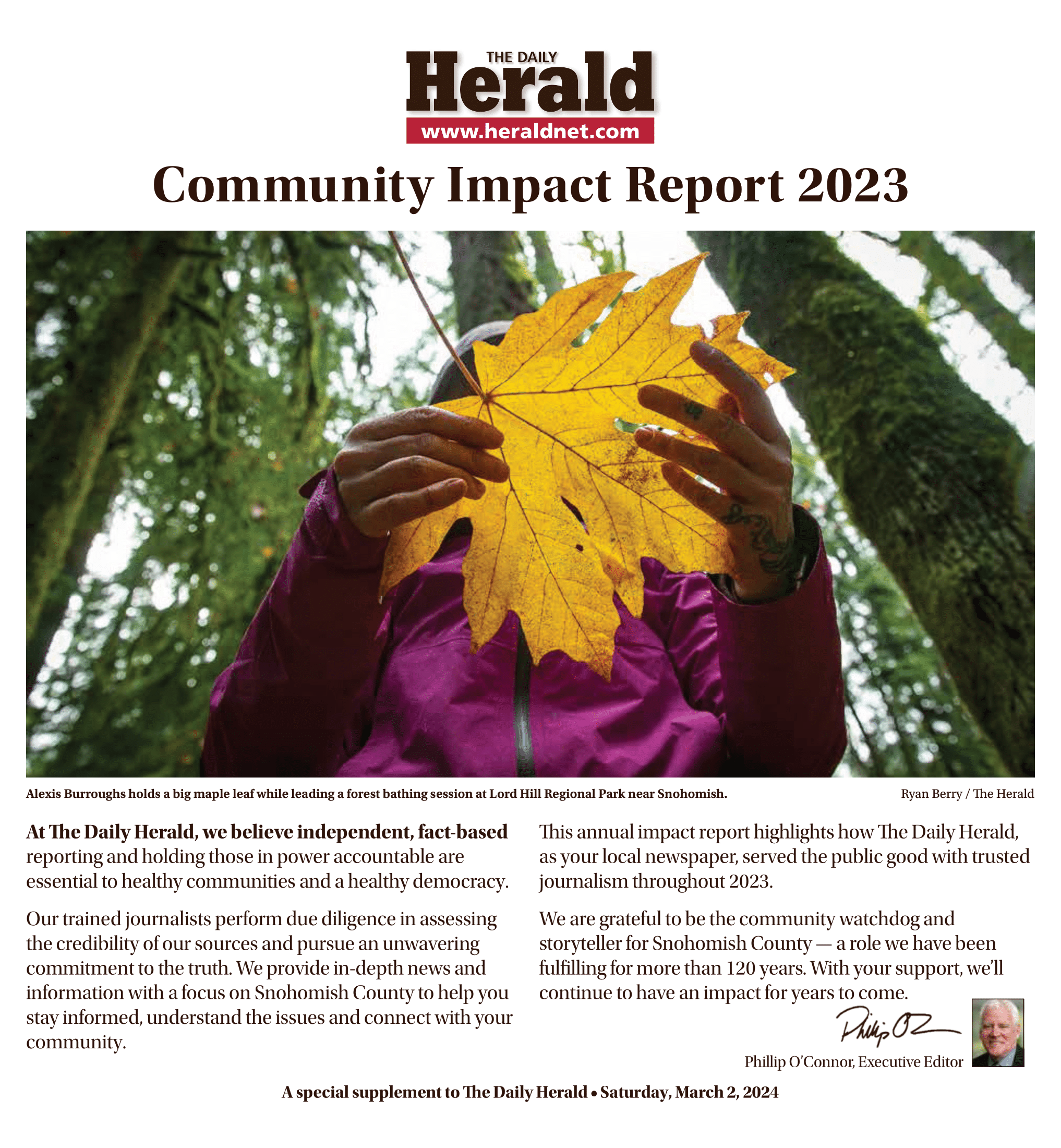 Herald 2023 Community Impact report